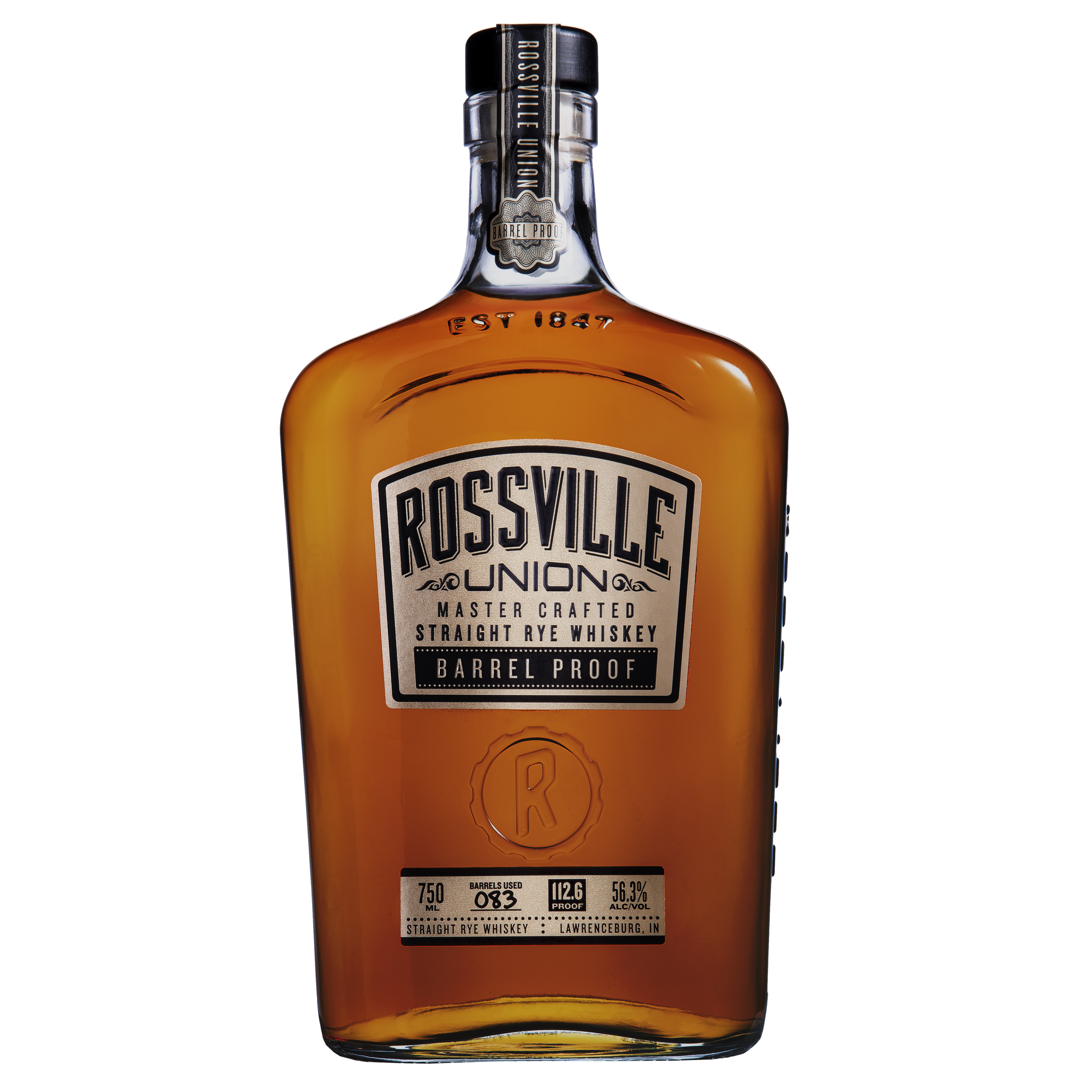 Rossville Union Straight Rye Whiskey Barrel Proof