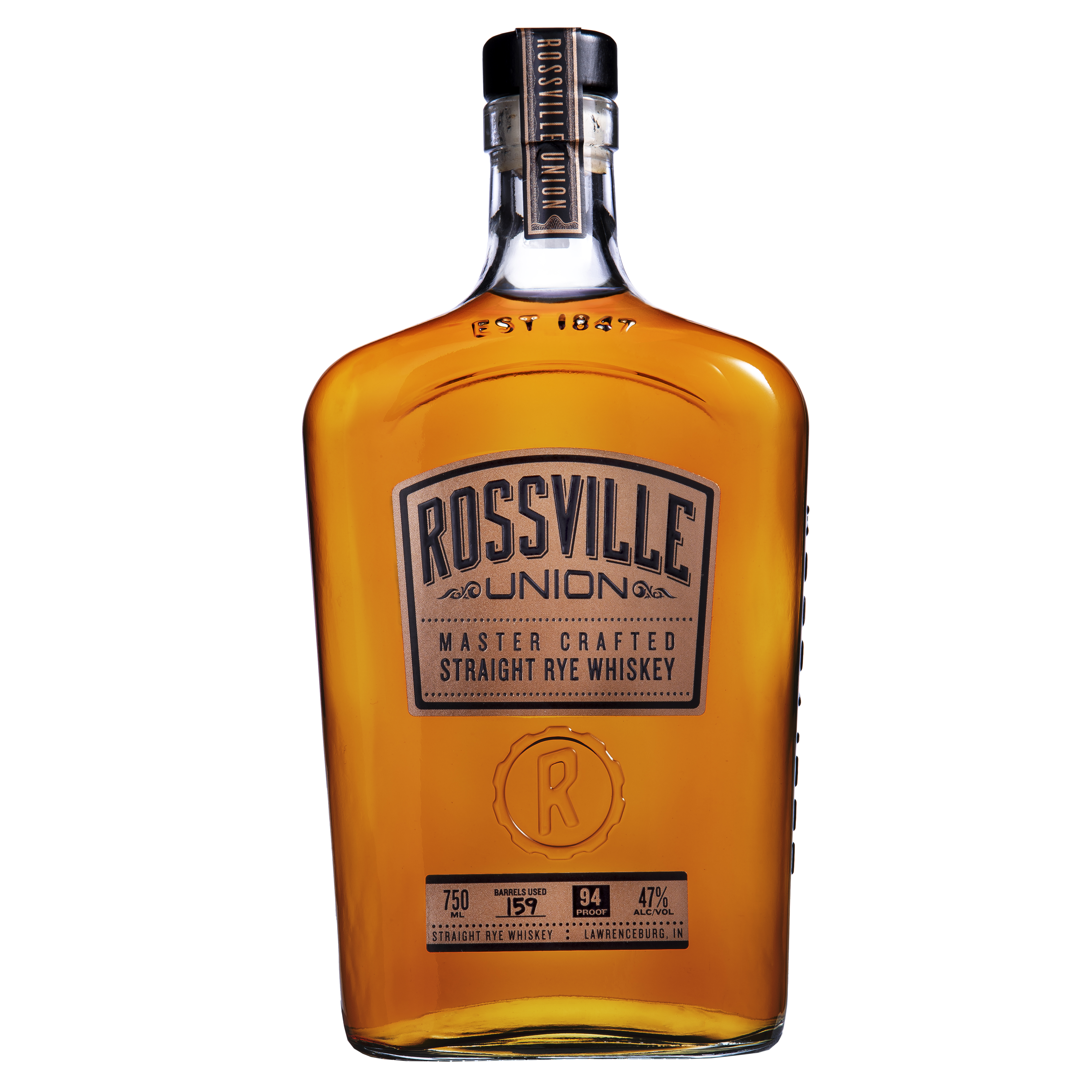 Rossville Union Master Crafted Straight Rye Whiskey