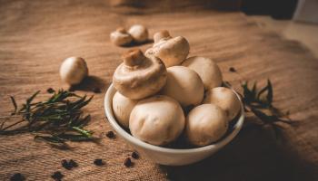 Mushrooms in Bowl